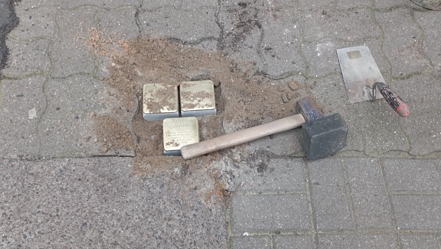 Foto Stolpersteinverlegung 