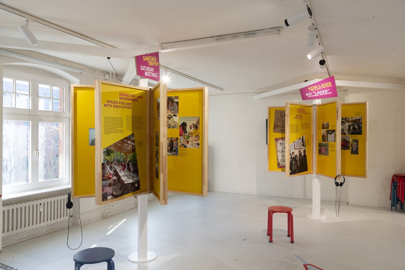 Ausstellungsansicht "Women in Exile - Wege des Widerstandes"