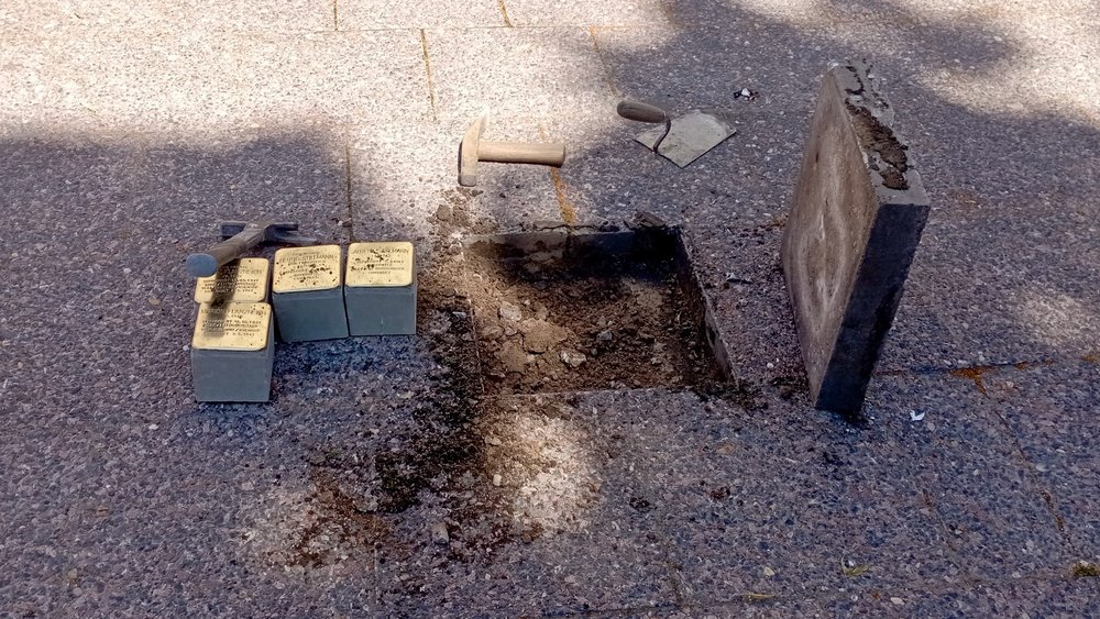 Stolpersteinverlegung