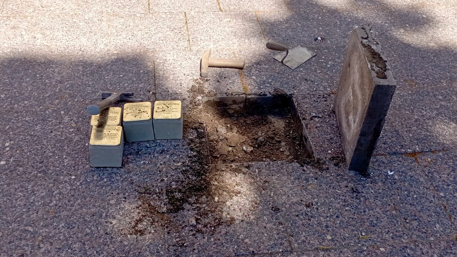 Stolpersteinverlegung