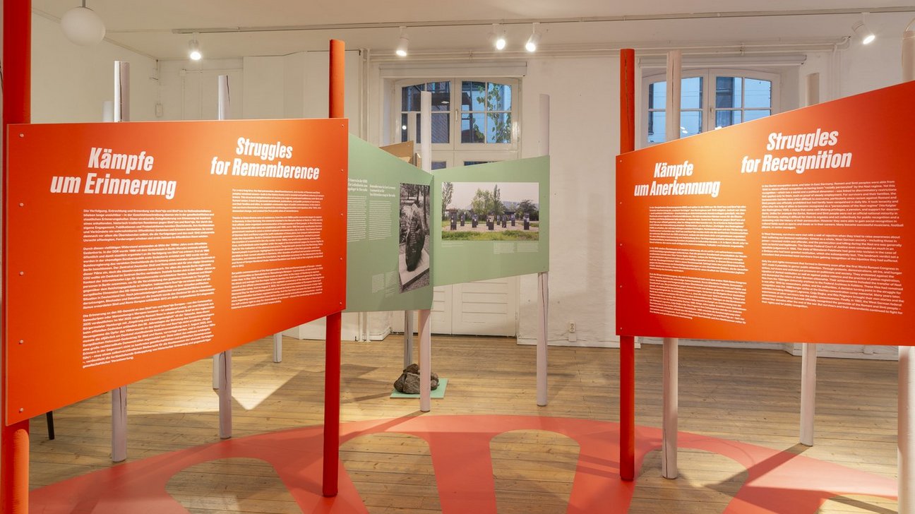 Ausstellungsansicht Widerstand und Würde 