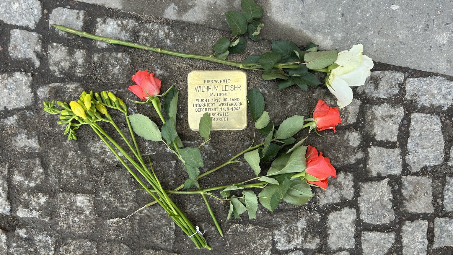 Bild eines Stolpersteins