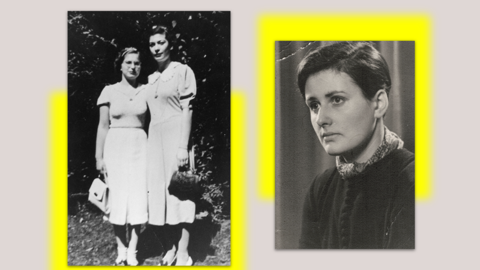 Fotocredit: Inge Gerson (später Berner) und Marianne Prager (später Joachim); Foto aus dem Archiv des United States Holocaust Memorial Museum (https://collections.ushmm.org/search/catalog/irn516973) Eva Mamlok; Foto aus dem Besitz von Pieter Siemsen/ Archiv Wolfgang Kaleck 