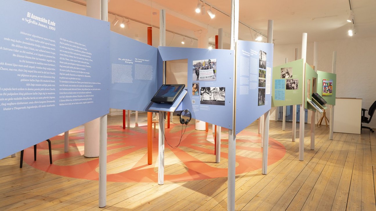 Ausstellungsansicht Widerstand und Würde 