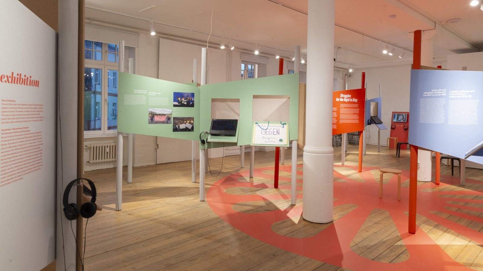 Ausstellungsansicht Widerstand und Würde 