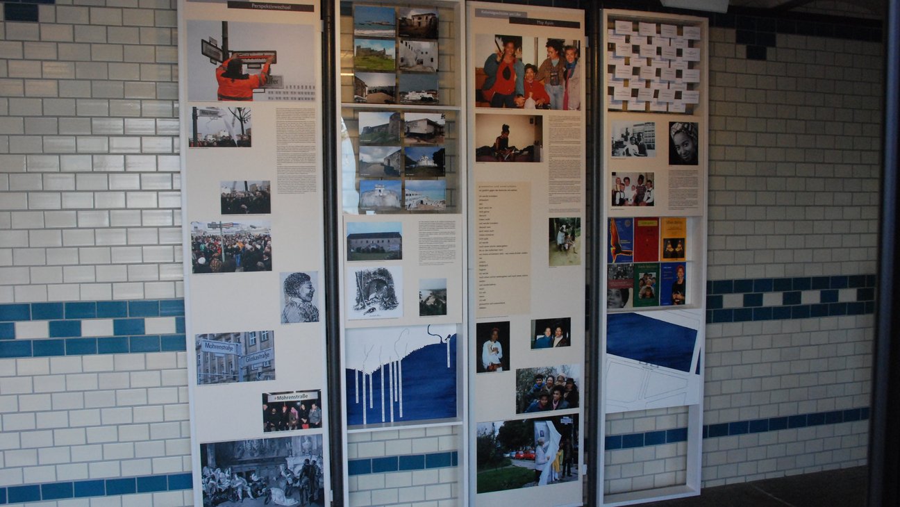 In der Ausstellung im Spreeraum am May-Ayim-Ufer 