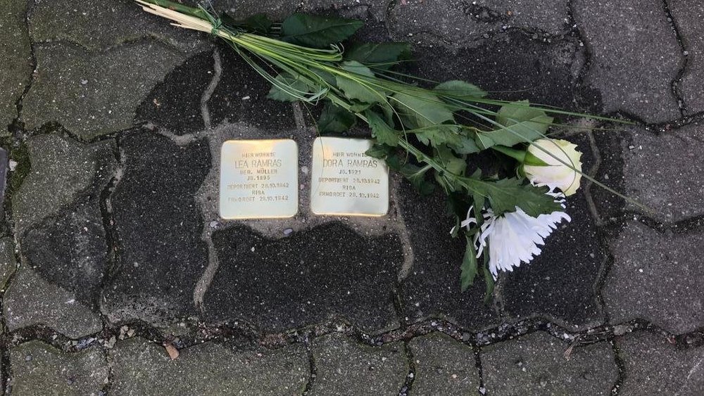Jakobstraße Stolpersteinverlegung 16.2.23 Rhea Bolz
