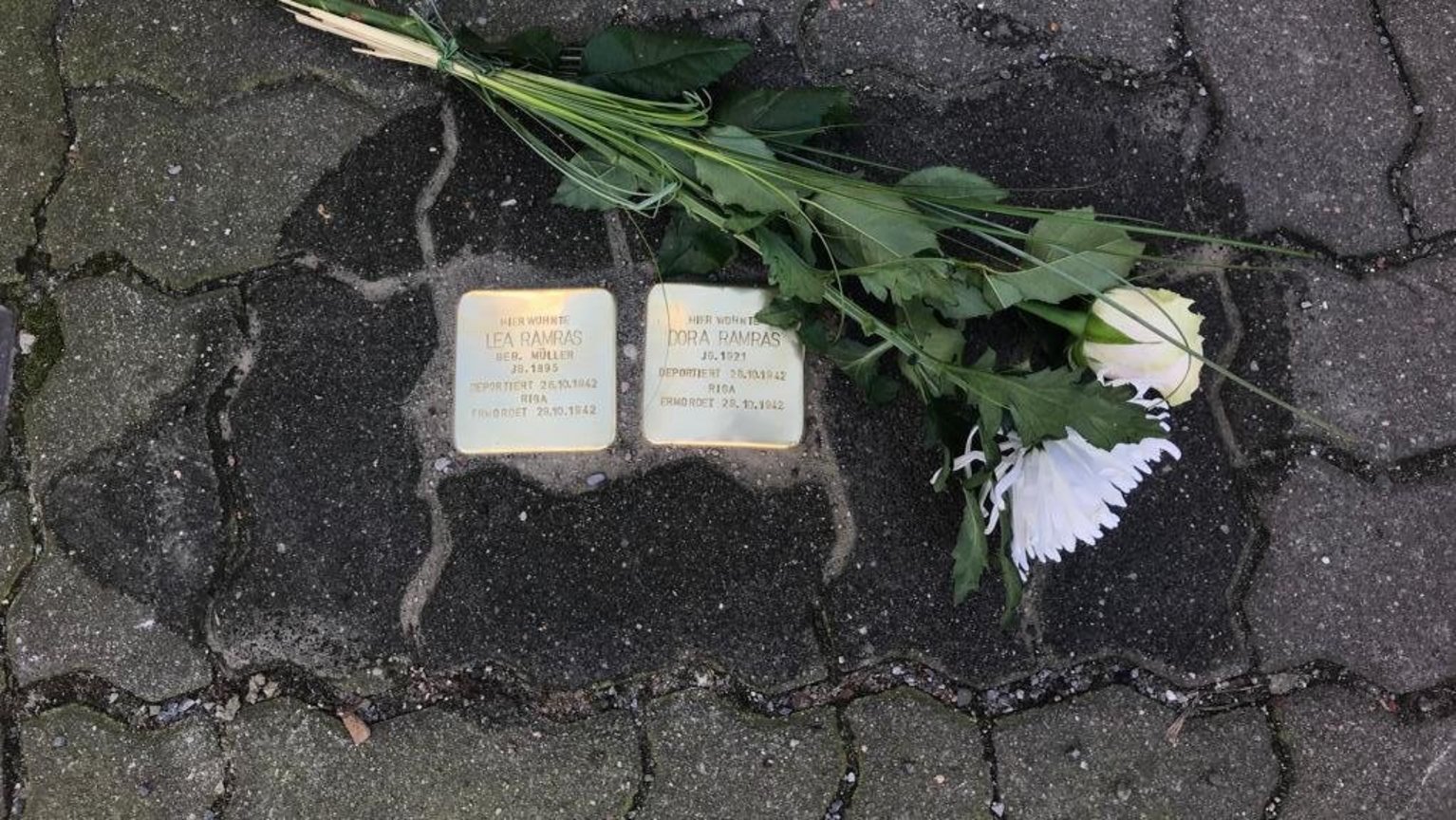 Jakobstraße Stolpersteinverlegung 16.2.23 Rhea Bolz