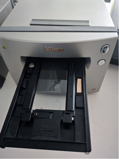 Einschub in den Scanner