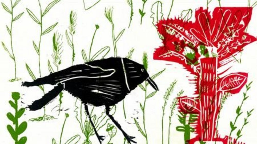 Zeichnung eines Vogels