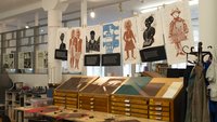 Historische Druckerei Kinderhandpresse