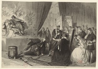 Pressebild von Friedrich Haase als Hamlet im gleichnamigen Theaterstück, 1870-1913.<br><i>Knut Ekvall, Bibliothèque nationale de France</i>
Pressebild von Friedrich Haase als Hamlet