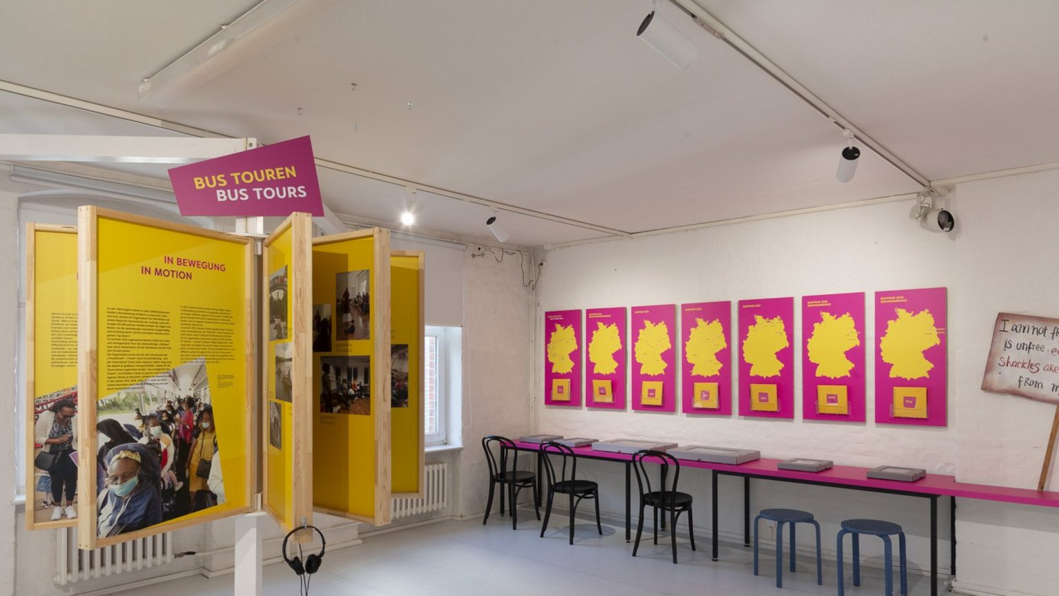 Blick in die Ausstellung