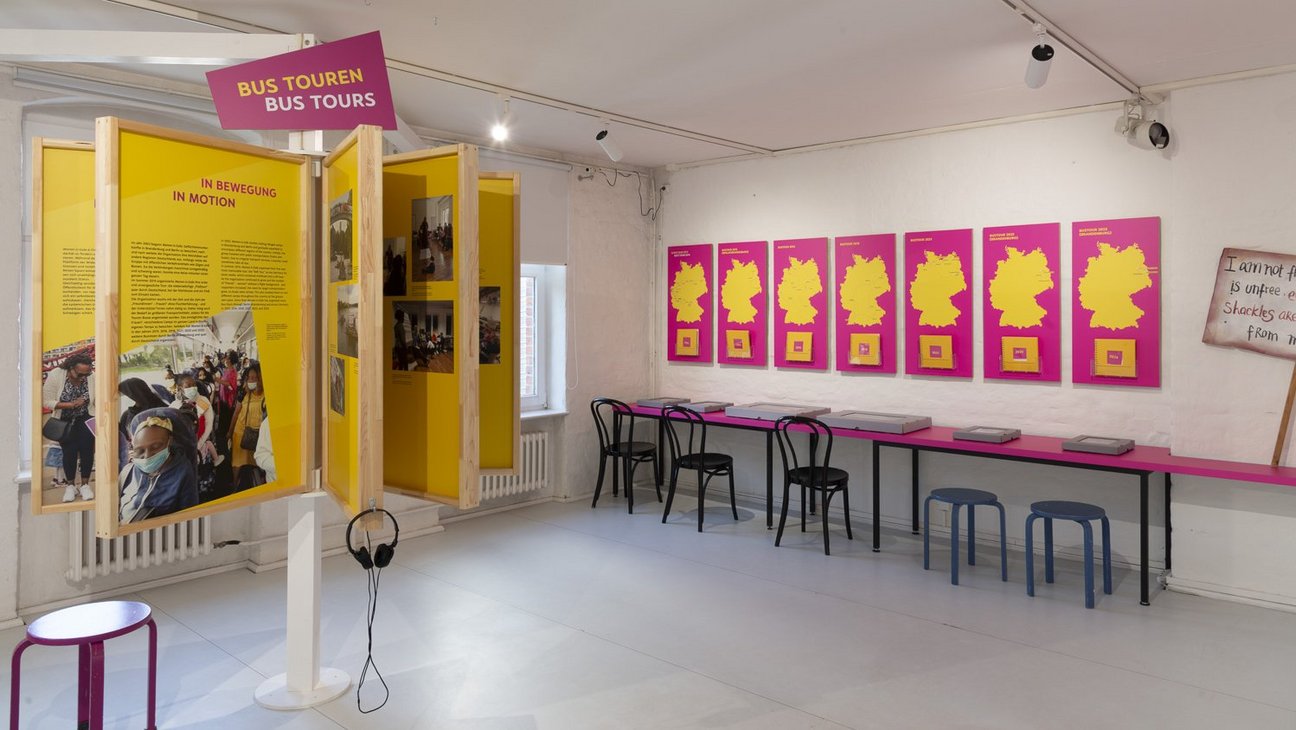 Ausstellungsansicht "Women in Exile - Wege des Widerstandes"