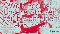 Cover für die Workshopreihe Walk Poems 