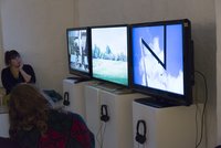 Videoinstallation von Lorenz Rollhäuser 