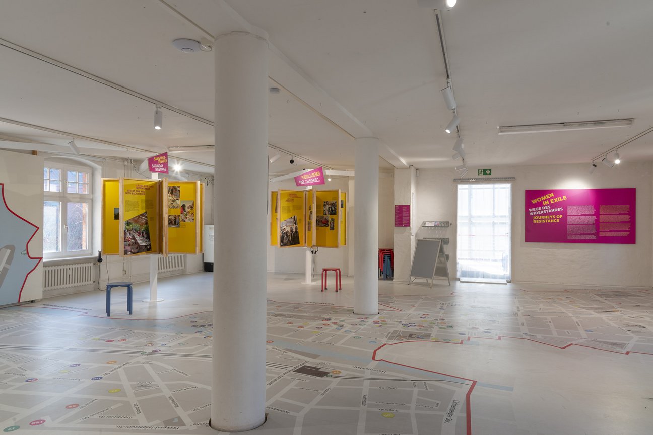 Ausstellungsansicht "Women in Exile - Wege des Widerstandes"