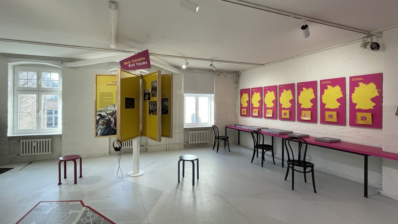 Blick in die Ausstellung ,,Woman in Exile"