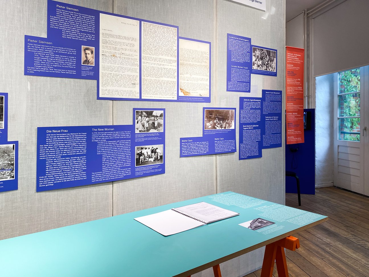Ausstellungsraum Gruppe Eva Mamlok 