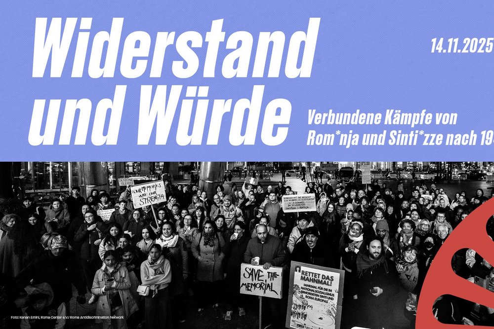 Ausstellungsgrafik Widerstand und Würde