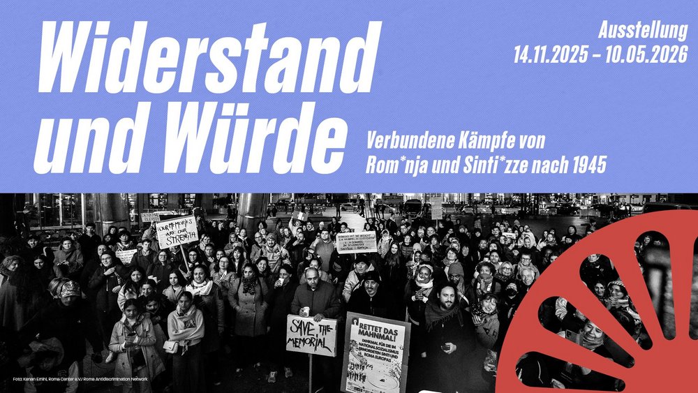 Ausstellungsgrafik Widerstand und Würde