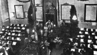 Lippmann-Tauß-Synagoge Innenraum in der Friedenstraße in Friedrichshain