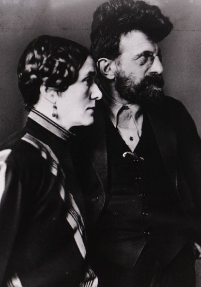 Zenzl und Erich Mühsam 1924 nach Entlassung aus mehrjähriger Haft infolge der Novemberrevolution 1918.<br><i>Erich-Mühsam-Gesellschaft e.V.</i>
Zenzl und Erich Mühsam